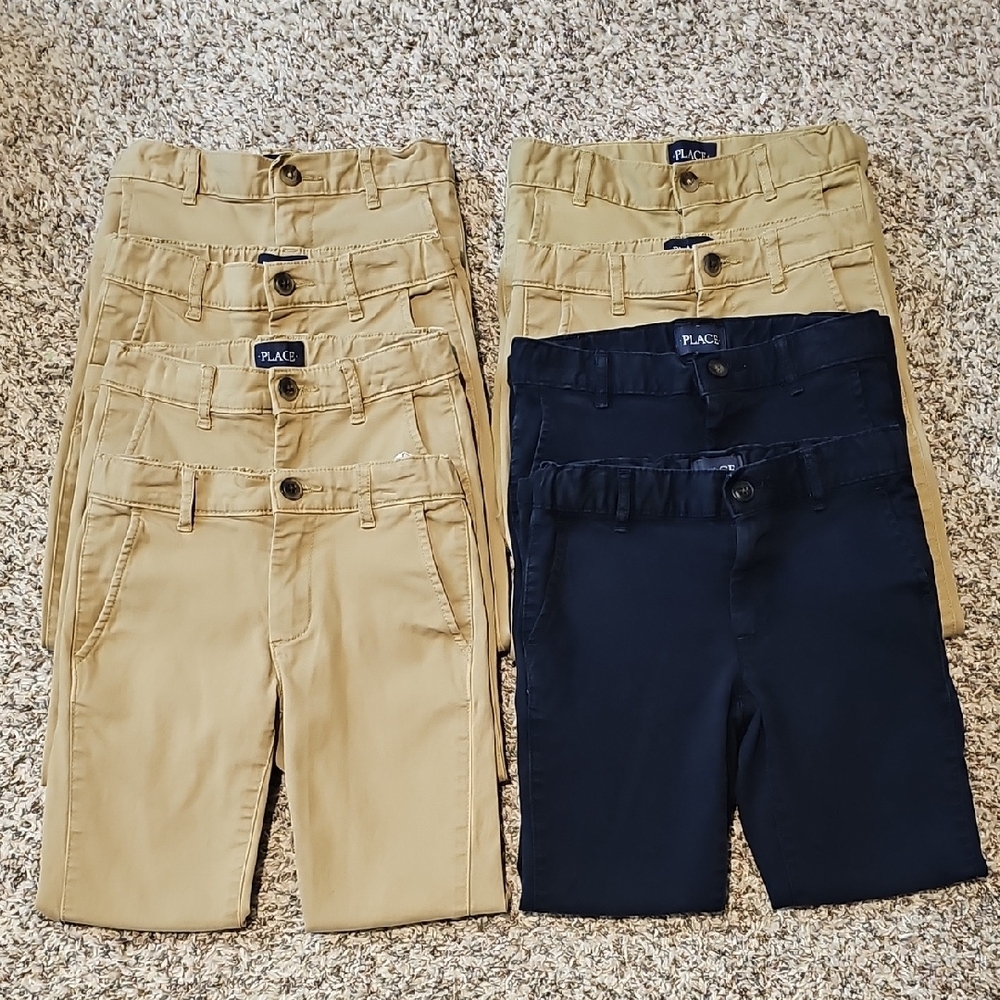 The Children's Place Boys Chino Uniform Pants Size 6